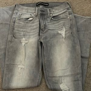 Express Gray Jeans